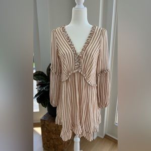 Auguste The Label Soft cotton mini dress size 2 with soft under layer